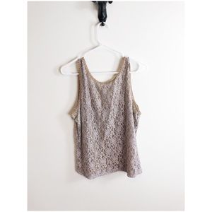 Isabella Bird Lace Tank Top XL